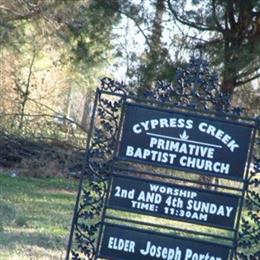 Cypress Creek Primative Baptist Church Cemetery