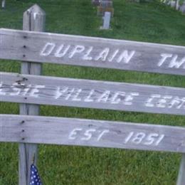 Duplain Township Elsie Village Cemetery