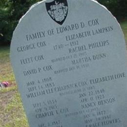 Edward D Cox Family Cemetery