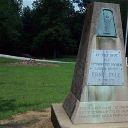 Ernie Pyle Memorial Marker