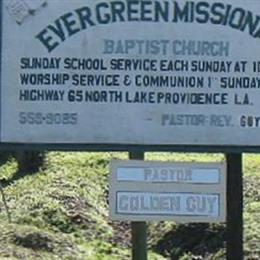 Evergreen Missionary Baptist Church Cemetery