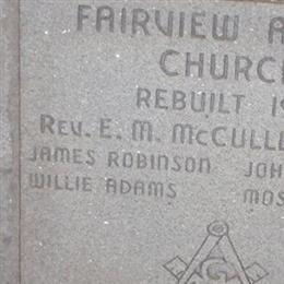 Fairview AME Church Cemetery