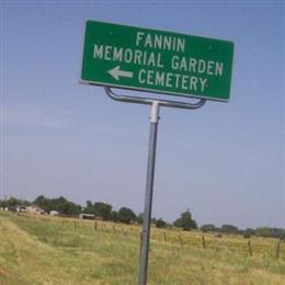 Fannin Memorial Gardens