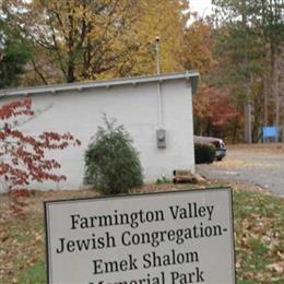 Farmington Valley Jewish Congregation Memorial Pk