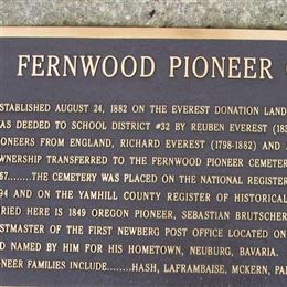 Fernwood Pioneer Cemetery