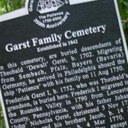 Frederick Garst Cemetery