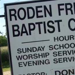 Roden Freewill Baptist Church Cemetery
