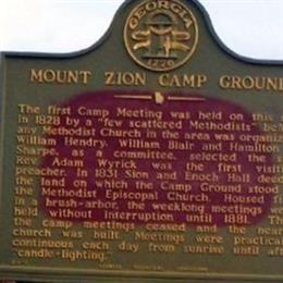 Camp Ground Cemetery Mount Zion Church