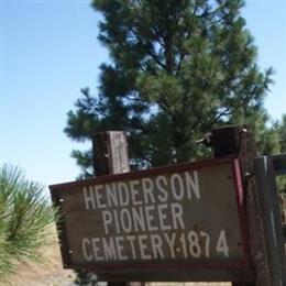 Henderson Pioneer Cemetery