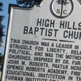 High Hills Baptist Church Cemetery