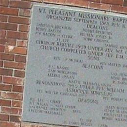 Historic Mount Pleasant MB Church Cemetery