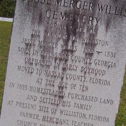 Jesse Mercer Willis Cemetery