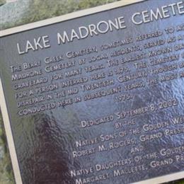 Lake Madrone Cemetery