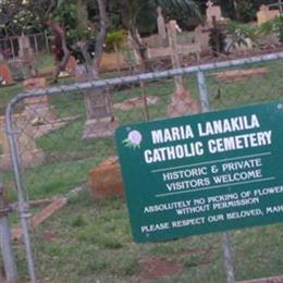 Maria Lanakila Catholic Church Cemetery