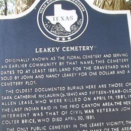 Leakey Cemetery