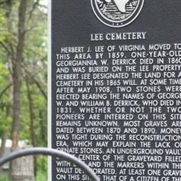 Lee Roxton Cemetery