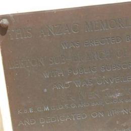 Leeton Anzac Memorial Clock