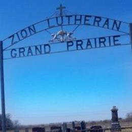 Zion Lutheran Grand Prairie Cemetery