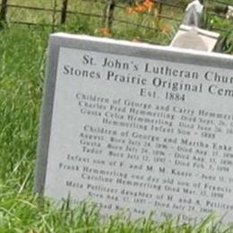 Saint Johns Lutheran Original Stones Prairie