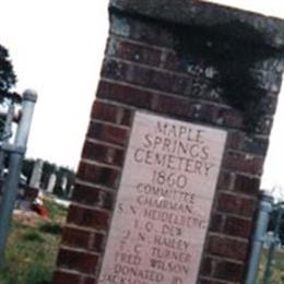 Maple Springs Cemetery