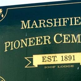 Marshfield Pioneer Cemetery