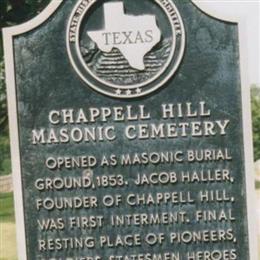 Masonic Cemetery, Chappell Hill