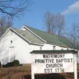 Matrimony Primitive Baptist Church Cemetery