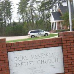 Duke Memorial Baptist Church Cemetery