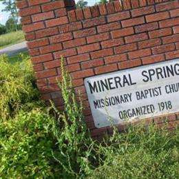 Mineral Springs Missionary Baptist Cemetery