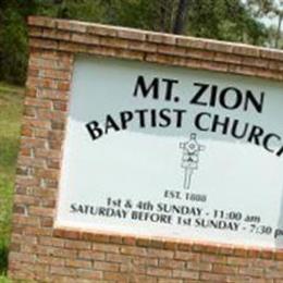 Mount Zion Baptist Church Cemetery