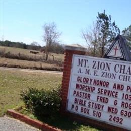 Mount Zion Chapel AME Zion Church Cemetery