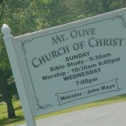 Mount Olive Church of Christ Cemetery - Close to G