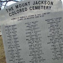 Mount Jackson Colored Cemetery