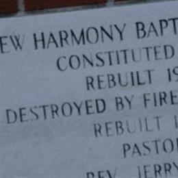 New Harmony Baptist Cemetery