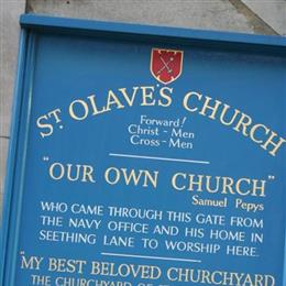 St Olave Hart Street Churchyard