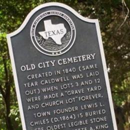 Old City Cemetery, Caldwell