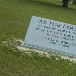 Old Elim Church Cemetery