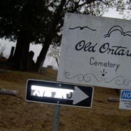 Old Ontario Cemetery