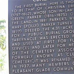 Parker Memorial Cemetery