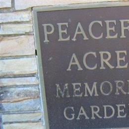 Peaceful Acres Memorial Gardens