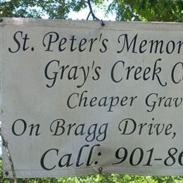 Saint Peters Memorial Garden Grays Creek Cemetery
