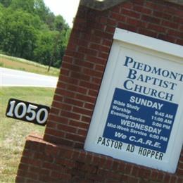 Piedmont Baptist Church Cemetery