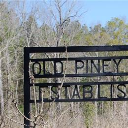 Old Piney Cemetery (10 Miles East of Monticello)