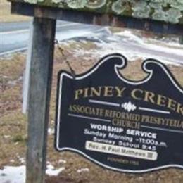 Piney Creek Assoc Reformed Presbyt'n Ch Cemetery