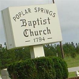 Poplar Springs Baptist Church Cemetery