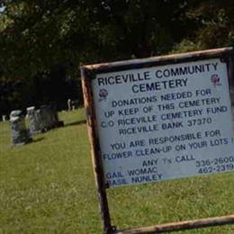 Riceville cemetery