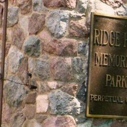 Ridge Hill Memorial Park