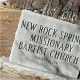 New Rock Springs Baptist Cemetery