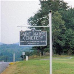 Saint Marys Immaculate Conception Cemetery New