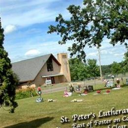 Saint Peters Lutheran Cemetery, Clear Creek